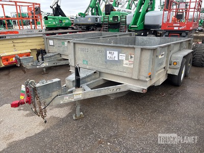 2016 Felling FT-10DTHD-G 12 ft T/A Dump Utility Trailer