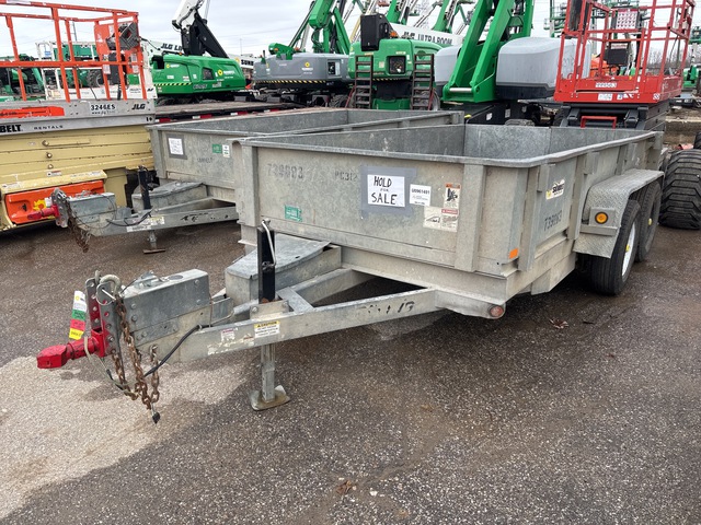 2016 Felling FT-10DTHD-G 12 ft T/A Dump Utility Trailer