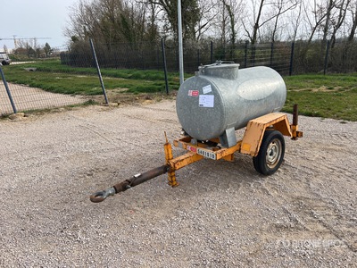 2012 GOURDON CIT13 500 L S/A Remorque Citerne A Eau Water Tank Trailer