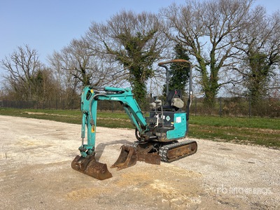 2017 Kobelco SK10 SR-2 Mini-Pelle Mini Excavadora