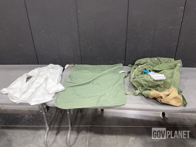 (79) Duffel Bags, (35) Barracks Bags, (7) Smocks & Assorted Items