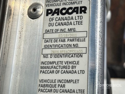 2012 Kenworth T370 6x4 شاحنة قلابة /محورين