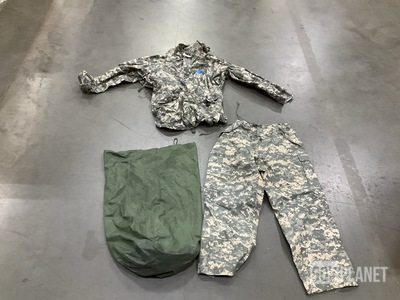 (3) Clothing Bags, (20) Pairs of Cold Weather Trousers & Assorted Items