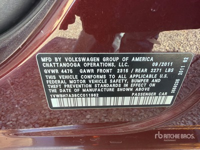 2012 Volkswagen Passat SE Automobile