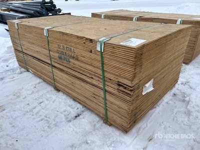 Quantity of (60) 1/2 in 4x8 CSP/DFP No Stamp Plywood (Unused)