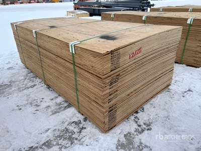 Quantity of (60) 1/2 in 4x8 CSP/DFP No Stamp Plywood (Unused)