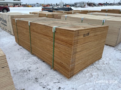 Quantity of (60) 1/2 in 4x8 CSP/DFP No Stamp Plywood (Unused)