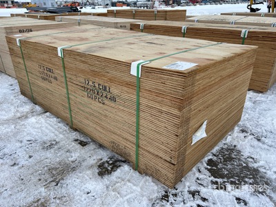 Quantity of (50) 5/8 in 4x8 CSP/DFP No Stamp Plywood (Unused)