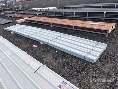 Quantity of (50) Clear Corrugated Polycarbonate Roof Panels Materiale edile (Unused)