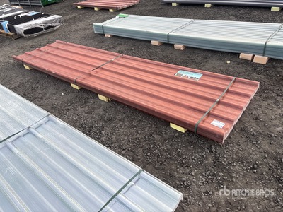 Quantity of (30) Light Brown Polycarbonate Roof Panel Materiale edile (Unused)