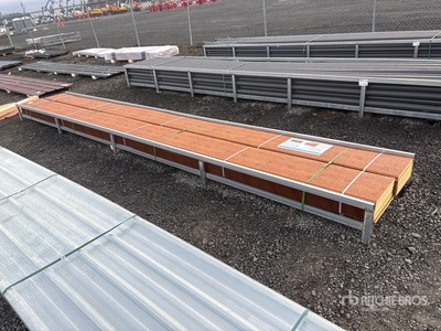 Quantity of (20) Wood Grain Polyurethane Insulated Metal Wall Materiale edile (Unused)