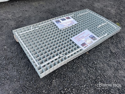 Quantity of (40) 12-Gauge Galvanized Garden Mesh Steel (Unused)
