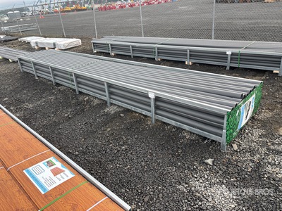 Quantity of (58) 3 In x 20 Ft Grey UPVC Non-Metallic Conduit Varios. Industrial (Unused)