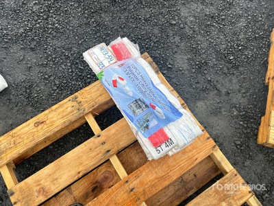 Quantity of (10) 3.9 in x 13 ft Heavy Duty Industrial Polyester Lifting スリング