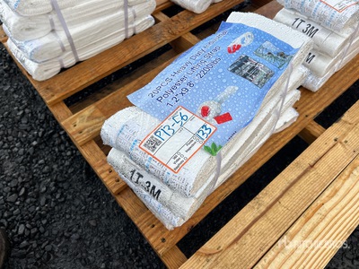 Quantity of (20) 2200 lb 1.2 in x 9.8 ft Heavy Duty Industrial Polyester Lifting スリング (Unused)