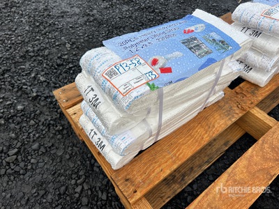 Quantity of (20) 2200 lb 1.2 in x 9.8 ft Heavy Duty Industrial Polyester Lifting スリング (Unused)