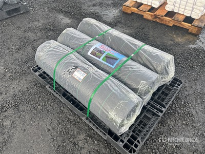Quantity of (3) 13 Ft x 300 Ft Woven Landscape Fabric