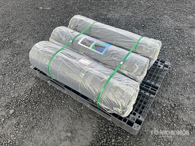 Quantity of (3) 13 Ft x 300 Ft Woven Landscape Fabric