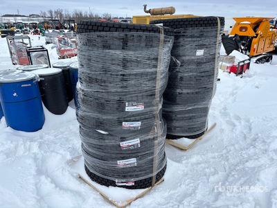 Quantity of (16) 11R22.5 Drive Transport Tires 16 Ply Open Shoulder اطارات المواصلات (Unused)