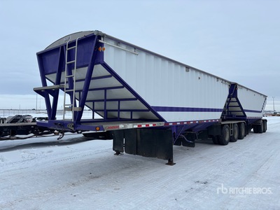 2010 Doepker 28 ft Super B-Train Lead Grain Trailer