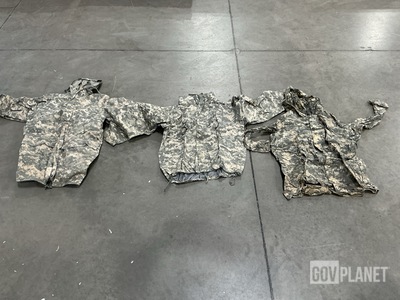 (7) Cold Weather Parkas, (22) Wet Weather Jackets & Assorted Items