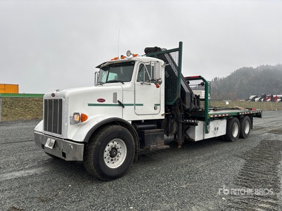 Hiab 330-G 12000 kg Knuckle Boom on 2004 Peterbilt 357 6x4 Crane Truck