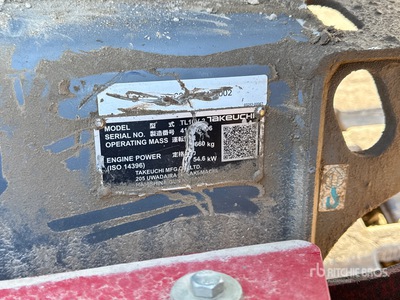 2023 Takeuchi TL10V2 Chargeuse sur rails compacte