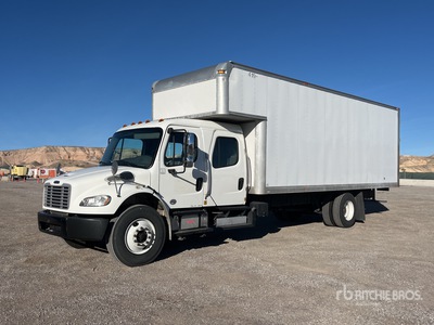 2016 Freightliner M2 106 4x2 Moving Crew Cab Van Truck