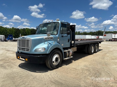 2018 Freightliner M2 112 6x4 شاحنة مسطحة
