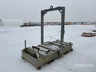 8 ft x 3 ft 8 in Water Pump Skid