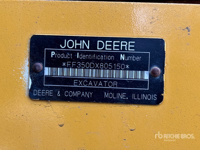 2006 John Deere 350D LC Crawler Mounted Pilotadora