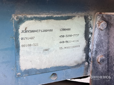 2007 JCB 1280400 6000 lb 4x4 Montacargas Todo Terreno / Wózek widłowy terenowy