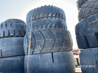 Quantity of (5) Bridgestone 18.00R33 Tires (Unused) - Fits Cat 796