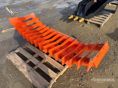 2025 PABREAK RT140 70 in Skid Steer Root Rake (Unused)