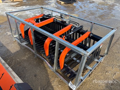 2026 PABREAK RGB240 80 in Q/C Skeleton Skid Steer Grapple (Unused)