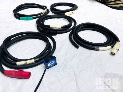 Qty. (5) 400 Amp Power Distribution Cam-Type Pigtail Cords