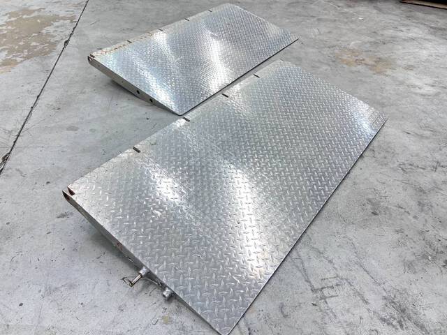 Quantity of (2) Aluminum Loading Ramps