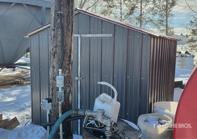 10 ft x 7 ft Tin Insulated Shed