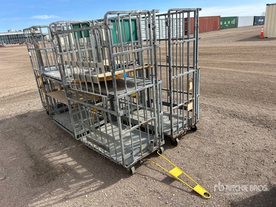 Quantity of (5) Industrial Warehouse Carts