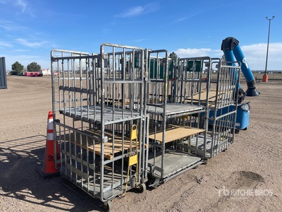 Quantity of (5) Industrial Warehouse Carts