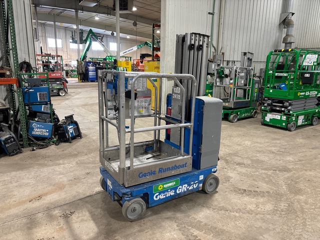 2016 Genie GR-20 Vertical Mast Lift 2016 Genie GR-20 Vertical Mast Lift