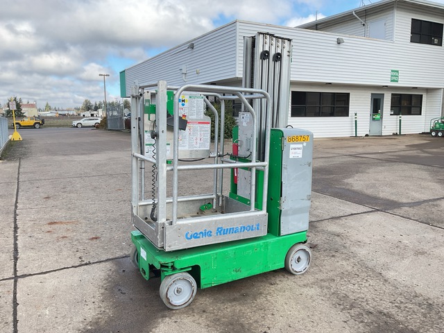 2016 Genie GR-20 Vertical Mast Lift 2016 Genie GR-20 Vertical Mast Lift