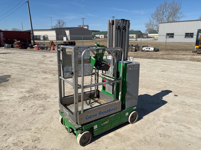 2015 Genie GR-20 Vertical Mast Lift 2015 Genie GR-20 Vertical Mast Lift