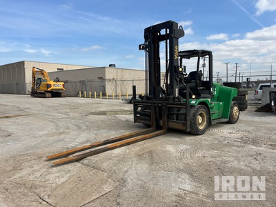 2016 Yale GDP250SCECCV143 22000 lb Pneumatic Tire Forklift