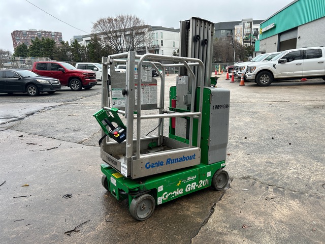 2018 Genie GR-20 Vertical Mast Lift 2018 Genie GR-20 Vertical Mast Lift