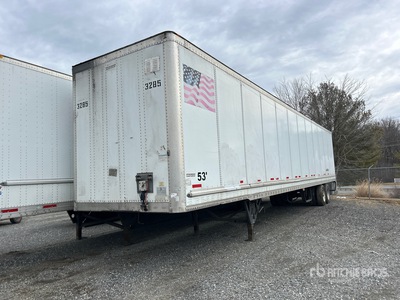 2015 Wabash 53 ft x 102 in Sliding T/A Van Trailer
