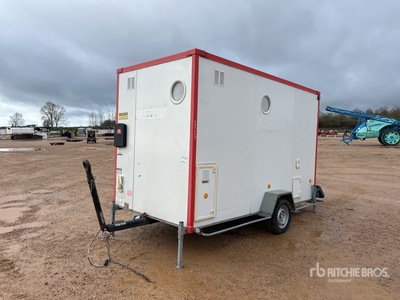 2018 CNSE S/A Bungalow De Chantier 1 Essieu Roadwork Cabin
