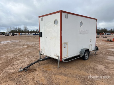 2014 CNSE S/A Bungalow De Chantier 1 Essieu Roadwork Cabin
