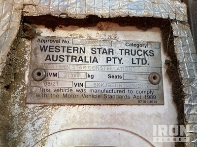 2021 Western Star 4864FXB 8x4 & 2021 Tefco 10.2 m 5/Axle Dog Tipping Combination