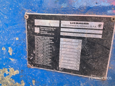 1989 Liebherr LTM1025 4x4x4 Autogru all terrain